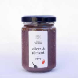Pâte d'olive aux piments bio