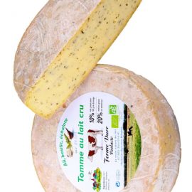 Tomme Alsace 20% Ail Echalote Basilic