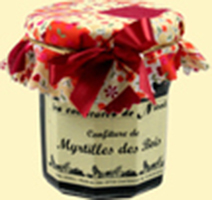 Confiture de myrtilles des bois bio